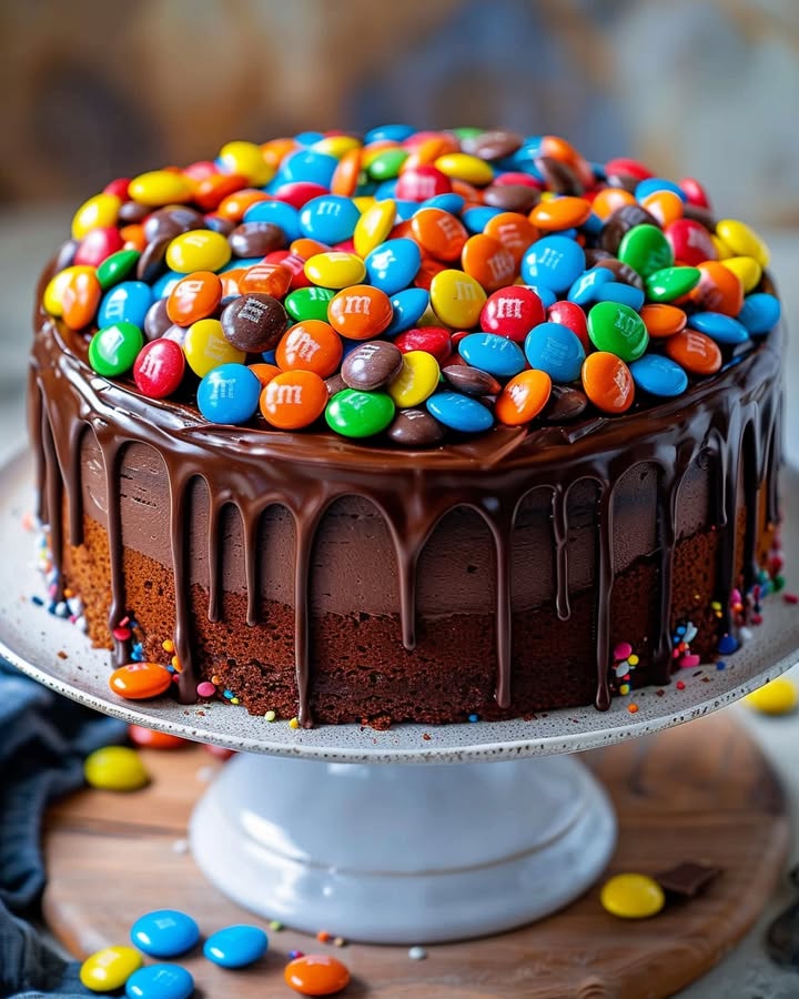 Ultimate Chocolate M&M Cake: Perfect for Any Party 2 m m chocolate cake Elite Cooking Recipes