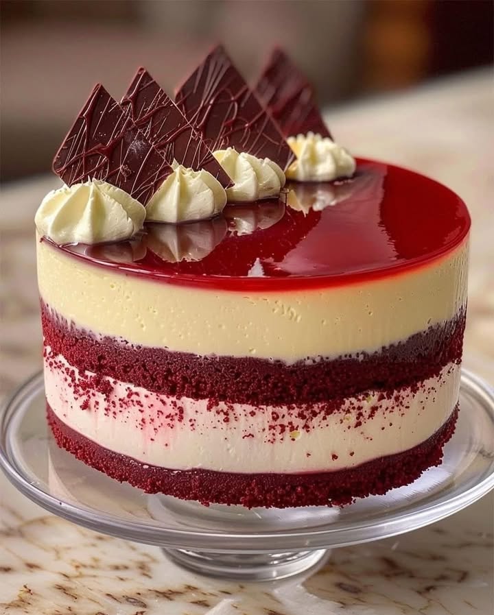 Red Velvet Cheesecake Delight: A Showstopper for Any Celebration 2 red velvet cheesecake delight Elite Cooking Recipes