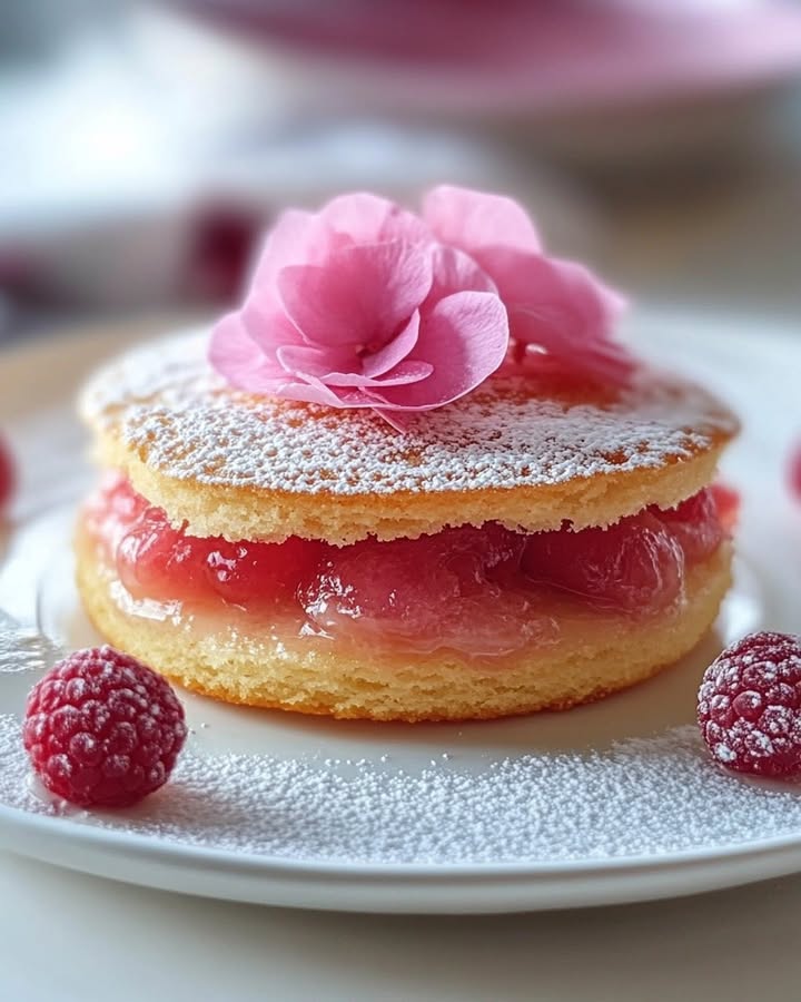 Reims Pink Cake: A Sweet French Delight with Biscuits Roses 2 reims pink cake Elite Cooking Recipes