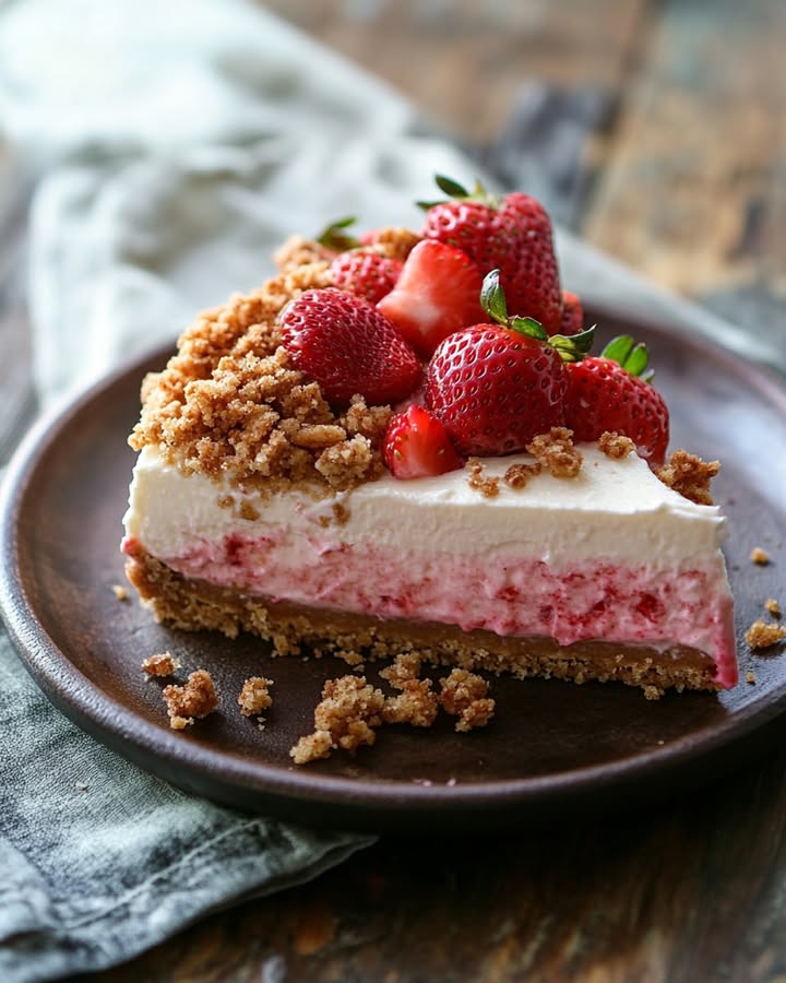 Strawberry Crunch Cheesecake: Creamy, Tangy, and Irresistibly Crunchy 2 strawberry cheesecake delight 2 Elite Cooking Recipes
