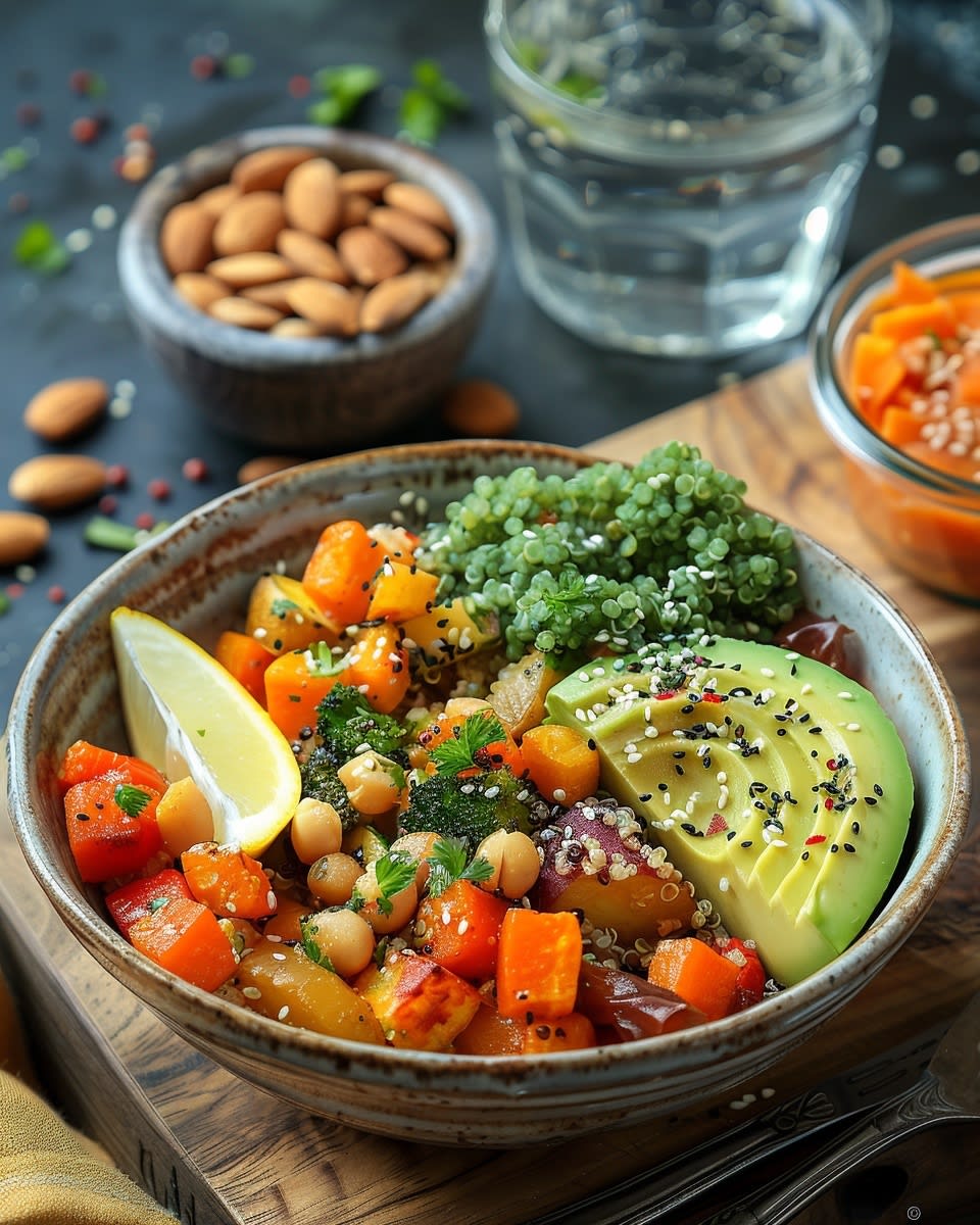 Colorful Roasted Veggie Quinoa Bowl: Nutritious & Delicious 2 roasted veggie quinoa bowl Elite Cooking Recipes