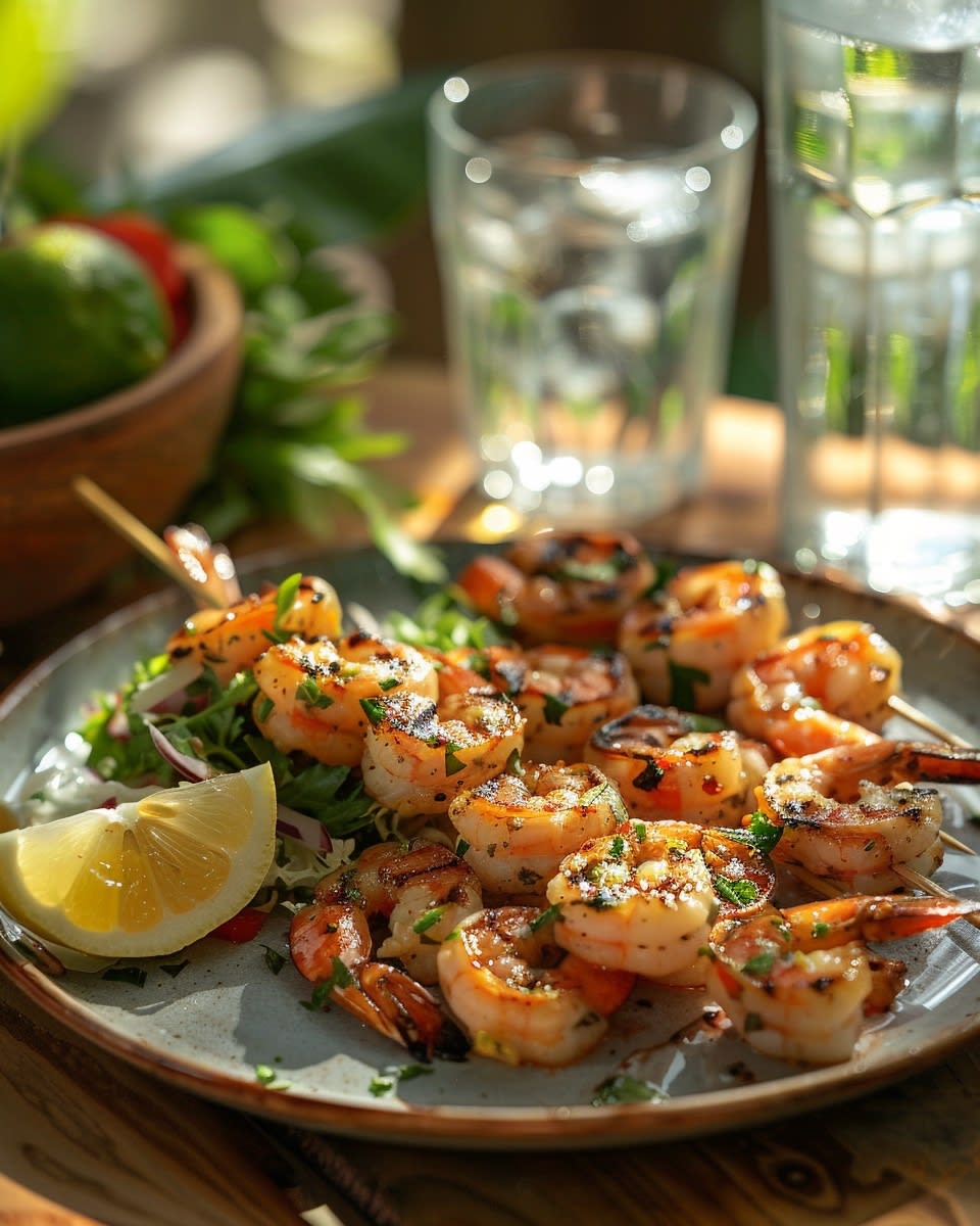Grilled Shrimp Salad: Summer's Perfect BBQ Delight 2 grilled shrimp salad Elite Cooking Recipes