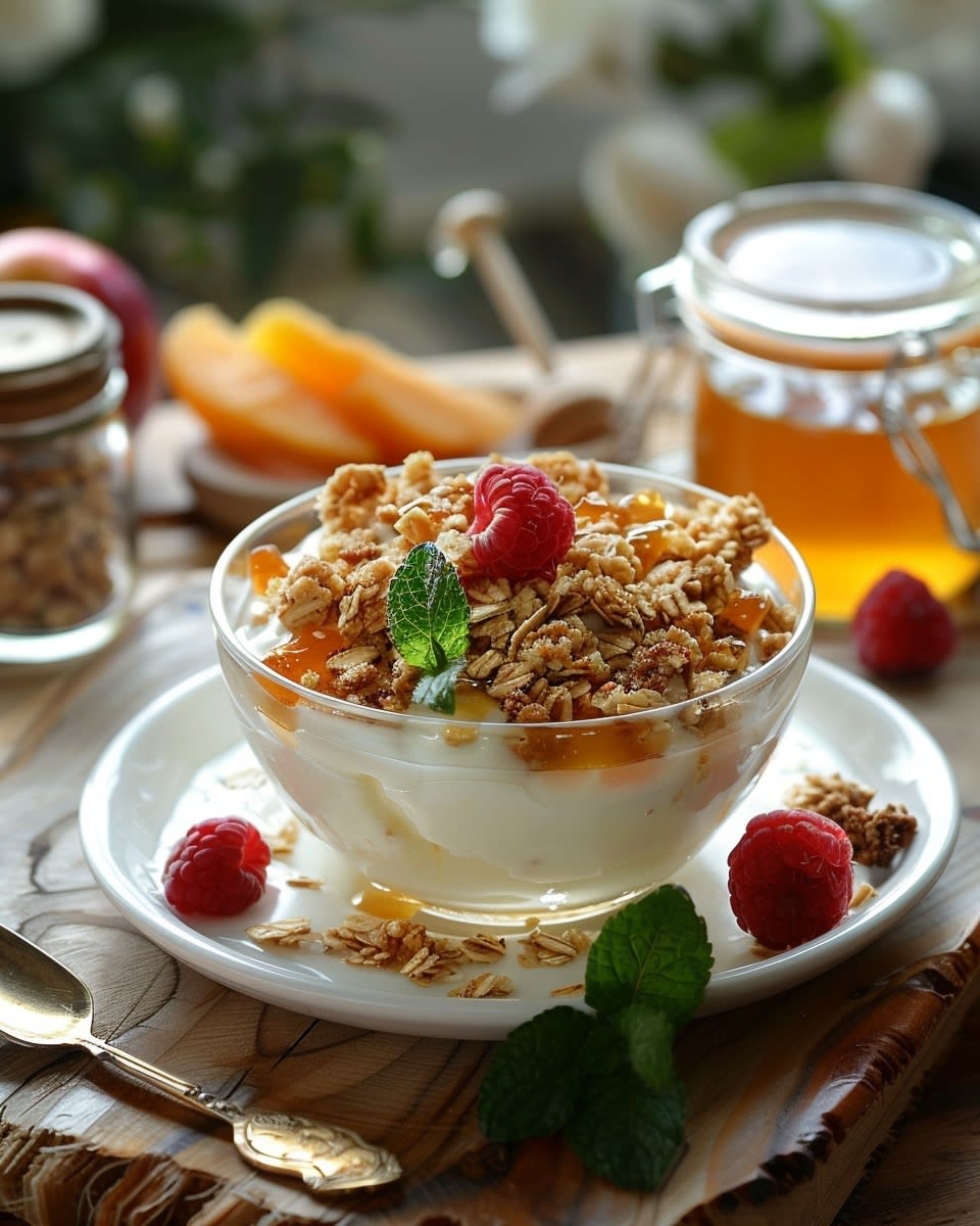 Creamy Honey Yogurt Delight: Easy 5-Minute Dessert Recipe 2 honey yogurt delight Elite Cooking Recipes