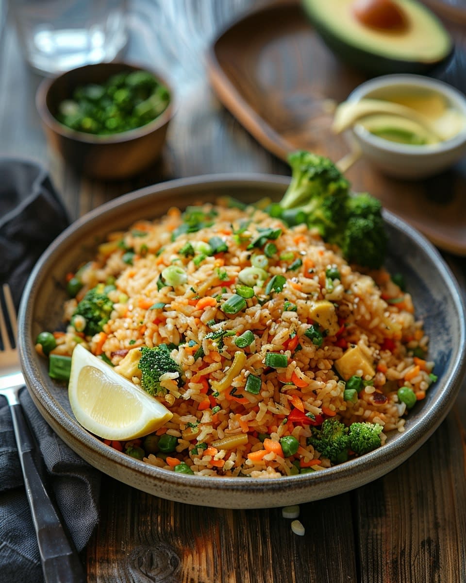 Quick and Delicious Veggie Rice Delight: A One-Pan Wonder 2 veggie rice delight Elite Cooking Recipes
