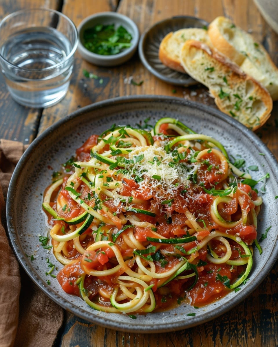 Zucchini Noodles Delight: Fresh, Flavorful, and Healthy Twist 2 zucchini noodles delight Elite Cooking Recipes