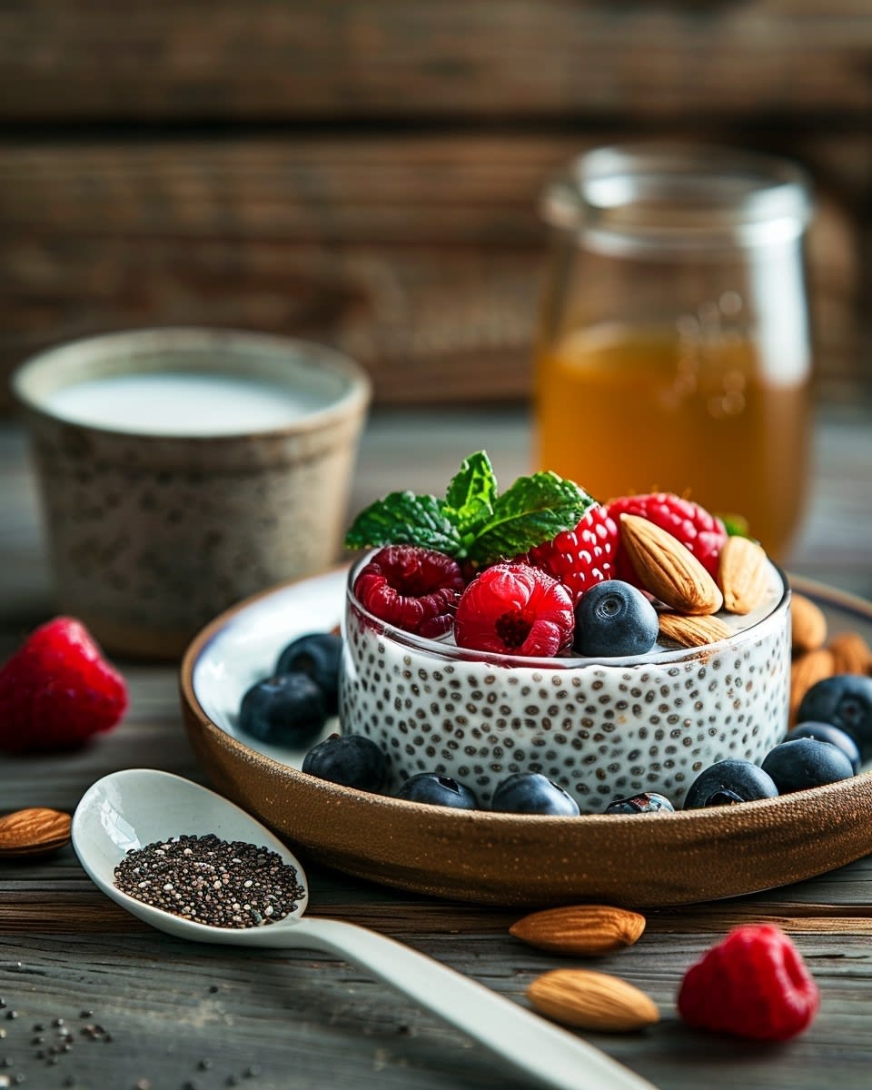 Creamy Almond Chia Pudding: Nutritious & Delicious 2 almond chia pudding Elite Cooking Recipes