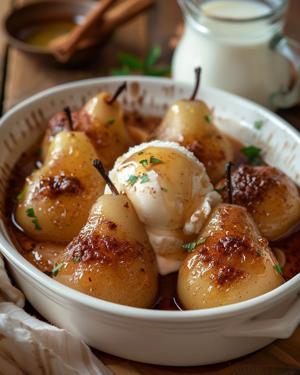 Cinnamon Baked Pears: A Simple, Elegant Dessert Treat 2 cinnamon baked pears Elite Cooking Recipes
