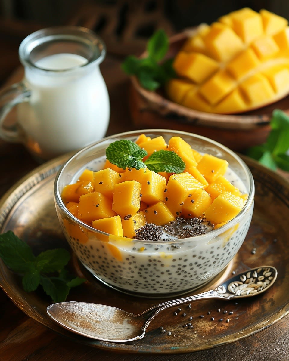 Coconut Chia Delight: A Creamy, No-Bake Tropical Treat 2 coconut chia delight Elite Cooking Recipes
