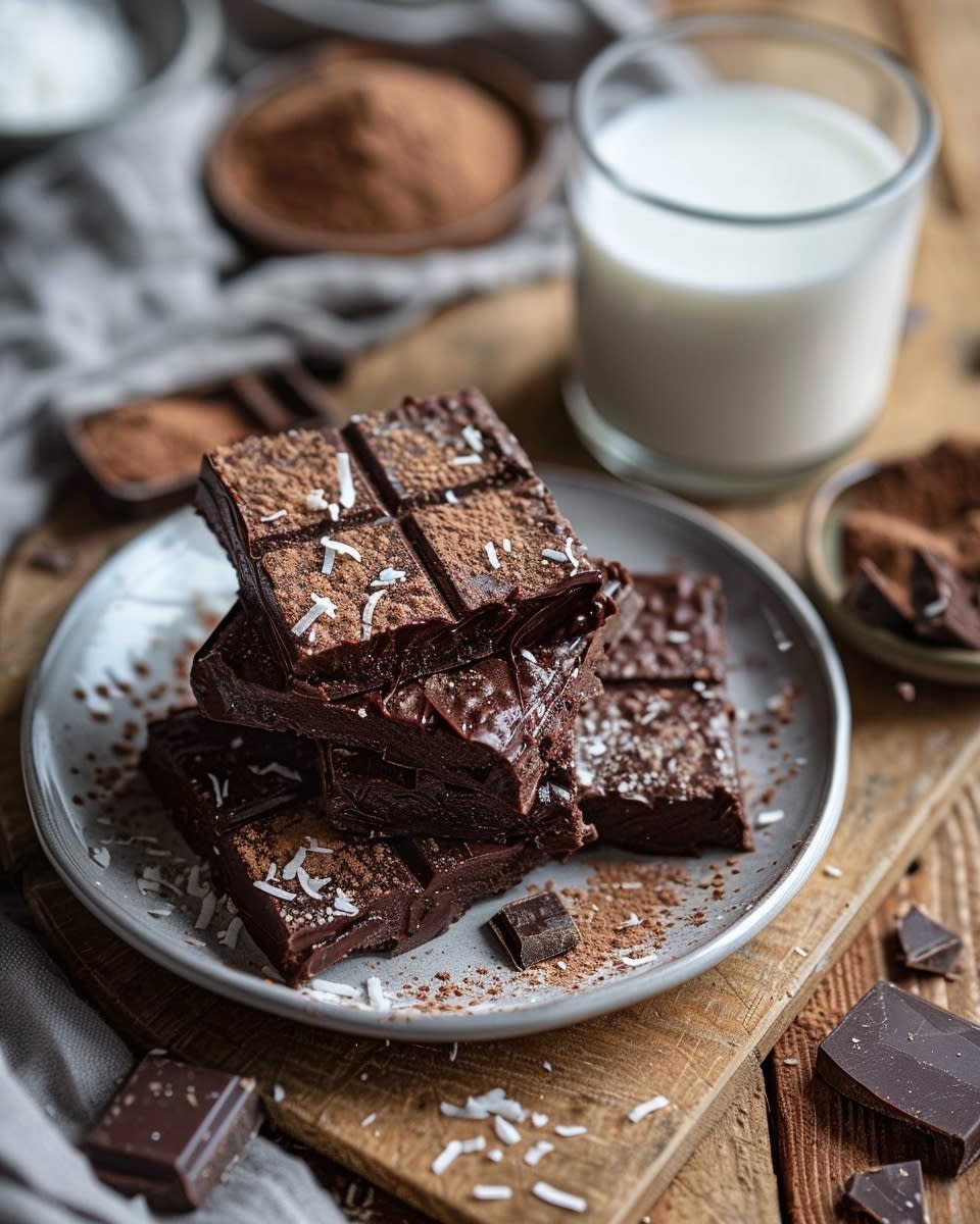 No-Bake Coconut Chocolate Bars: Easy & Delicious Treats 2 coconut chocolate delights Elite Cooking Recipes