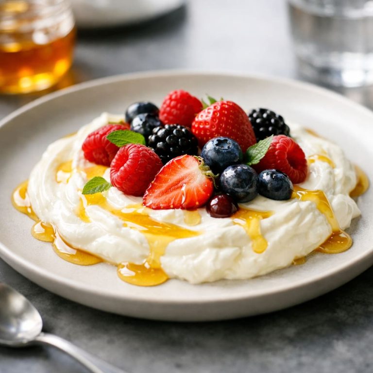 Sweet And Healthy Honey Berry Greek Yogurt Recipe