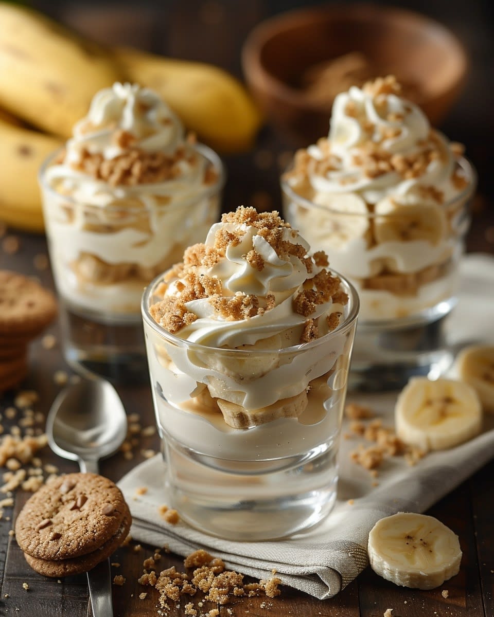 No-Bake Banana Cups: Easy, Sweet, and Perfect for Summer 2 no bake banana cups Elite Cooking Recipes