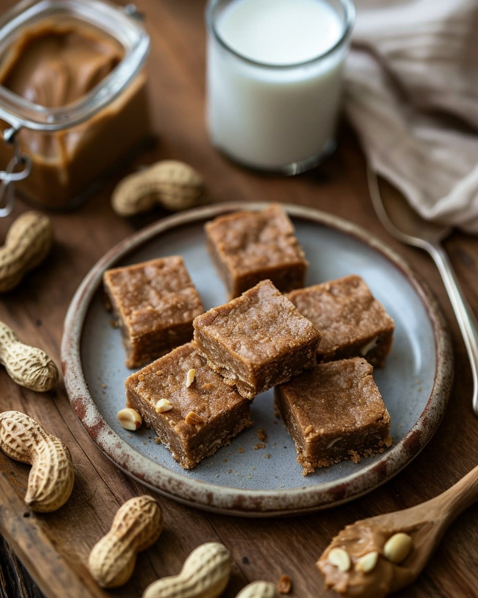 Creamy No-Bake Peanut Butter Squares: Easy & Delicious Treat 2 no bake peanut squares Elite Cooking Recipes